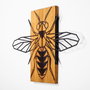 Wallity MA-308 Escultura de pared en Nogal y Negro